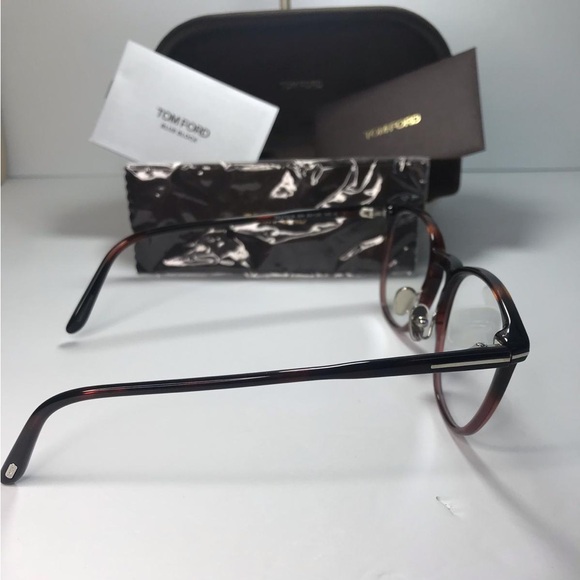 New Authentic TOM FORD TF5700-B 052 BLUE CONTROL Eyeglasses - Picture 6 of 16